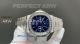 swiss replica Patek Philippe Nautilus Perpetual Calendar dark blue dial diamond bezel watch (6)_th.jpg